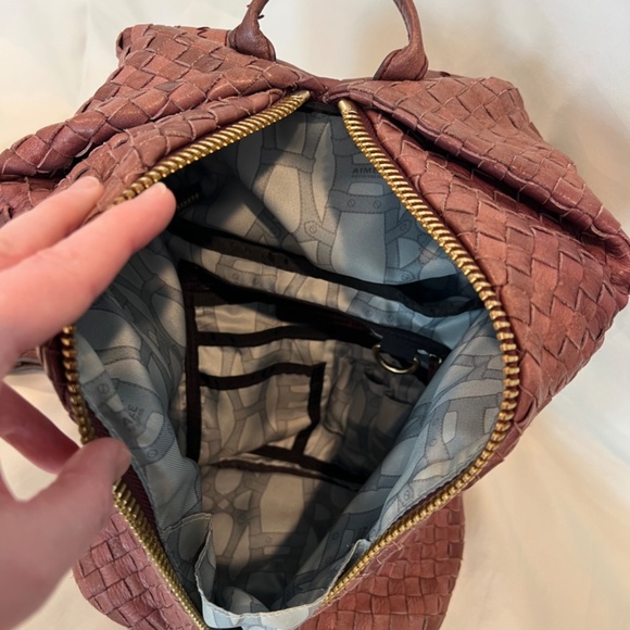 Aimee Kestenberg Tamitha Backpack Woven Leather Purple main image 3
